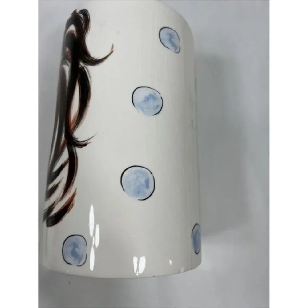 Cheryl Thompson Atmosphere Lady Face Covered Dishes Storage Canister Art‎ Decor